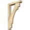 Ekena Millwork Merced Block Rough Sawn Bracket w/ Offset Brace, Douglas Fir, 4"W x 18"D x 30"H BKT0402X18X30MRC05RDF - alternate 1